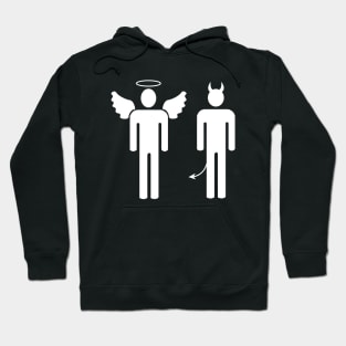 Angel and demon couple Hoodie